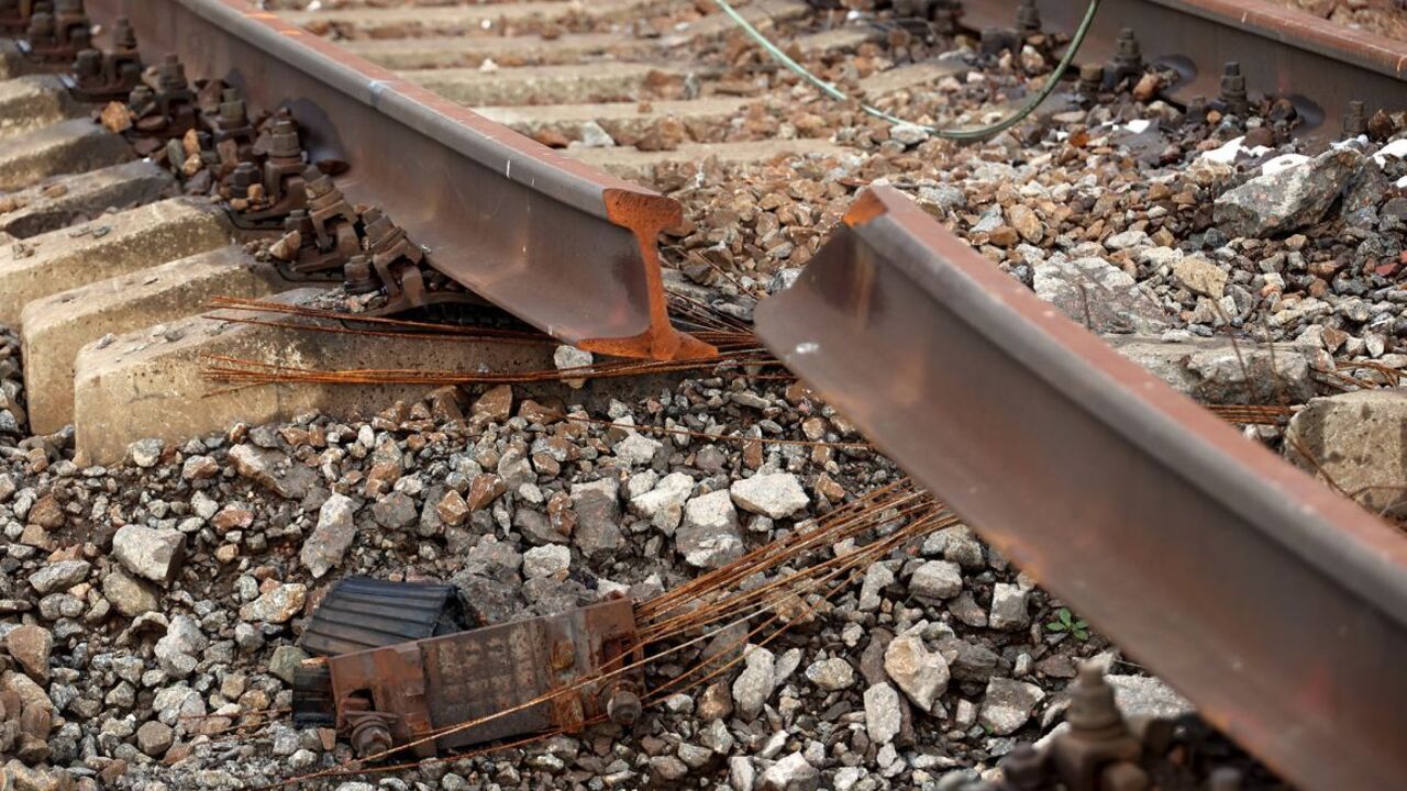 A railroad near an engine plant was blown up in Russia: DIU shows video