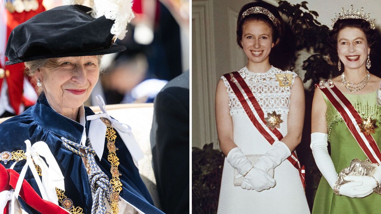 The network showed a Christmas card of the only daughter of Elizabeth II signed by Princess Anne