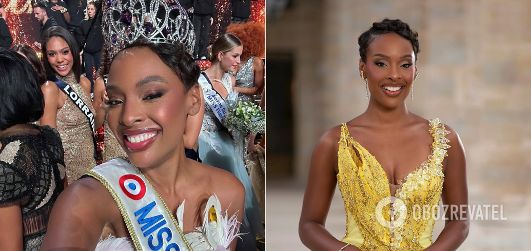 A 34-year-old flight attendant became 'Miss France 2025': what the oldest winner in the history of the country looks like. Photo