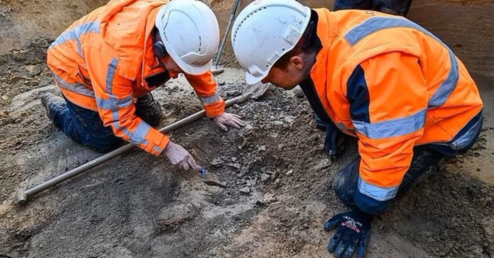 The remains of a man from the "year 0" discovered in the Netherlands: it was a soldier nicknamed FLAC. Photo