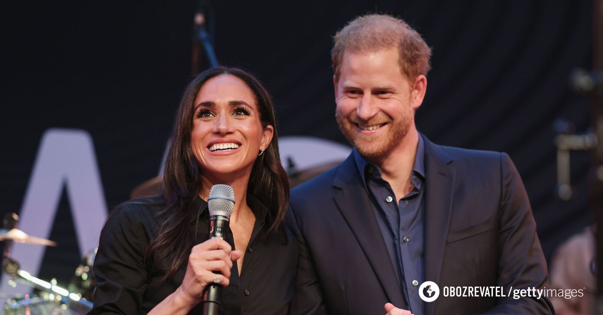 Prince Harry and Meghan Markle show a rare photo of their children on a Christmas card