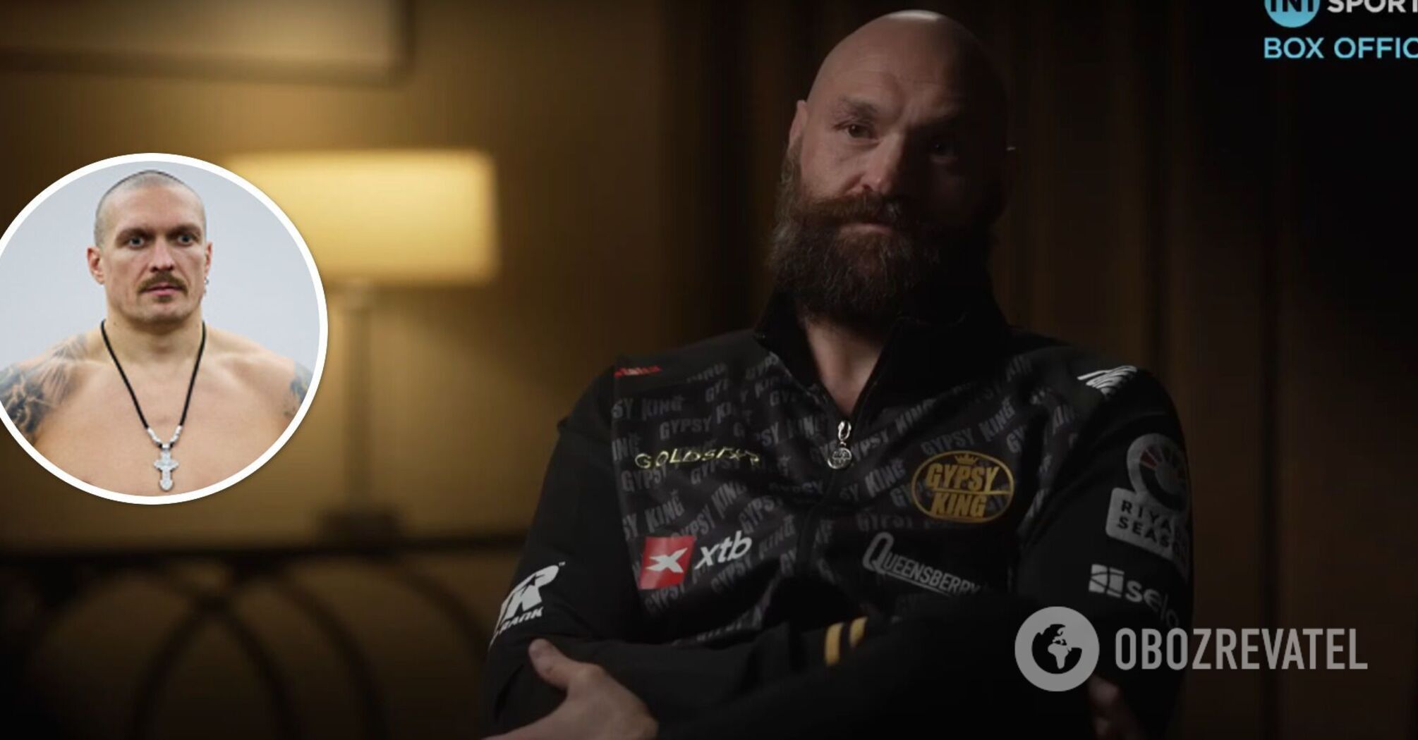 Fury with the words "No way!" made a categorical statement about the fight with Usyk