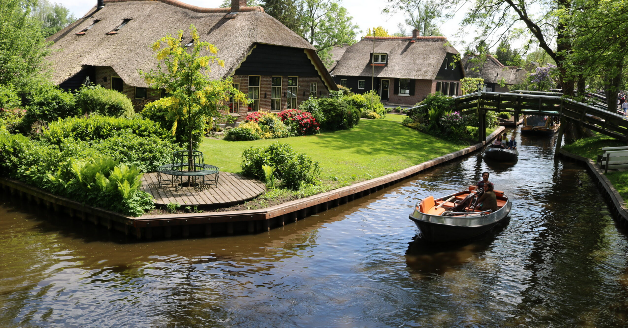 Boats to work: a village in the Netherlands reminds tourists of Venice