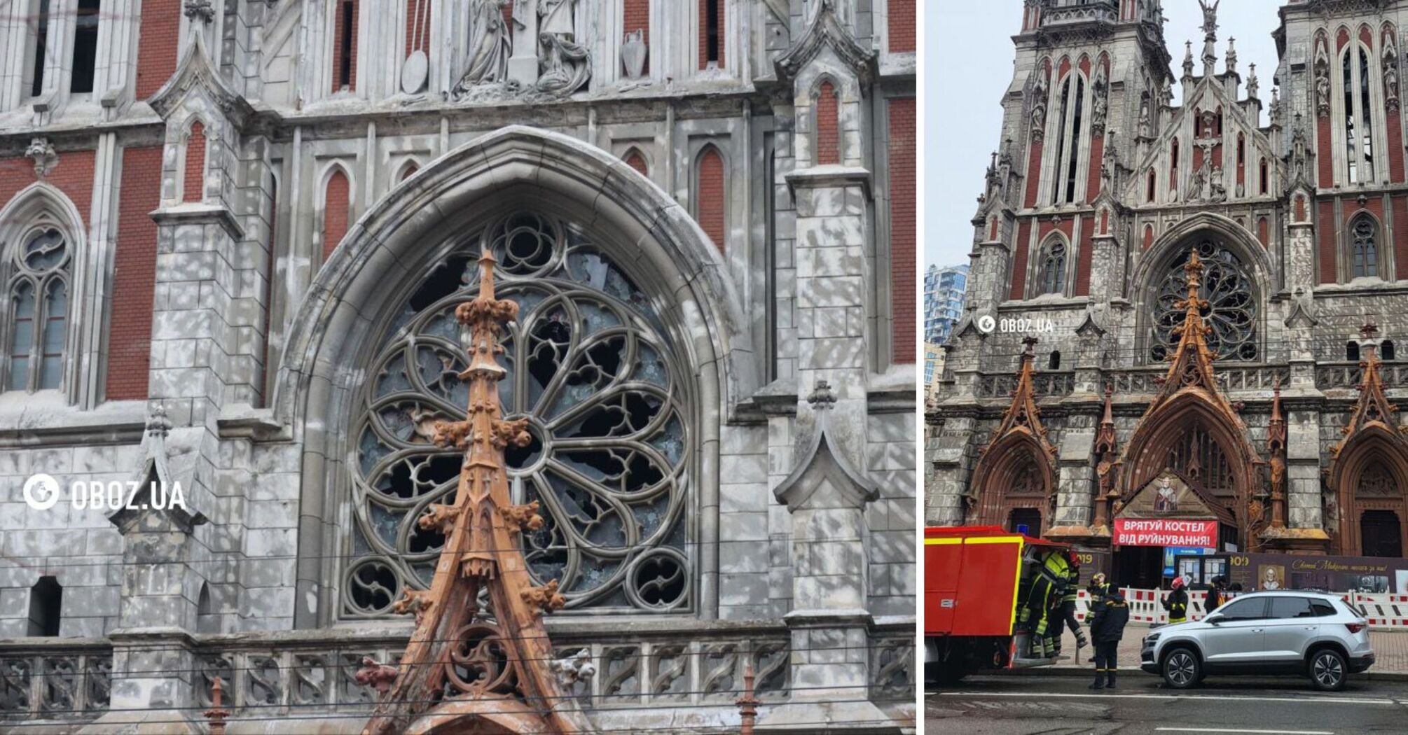 St. Nicholas Church in Kyiv was damaged by shelling. Photos and video