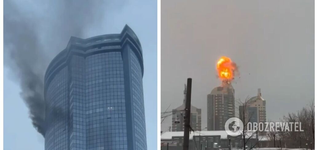 UAVs hit several high-rise buildings, among them an elite 37-story skyscraper, in Russian Kazan. Photo, video and details