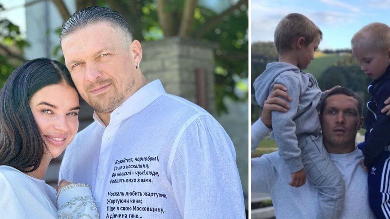 Jak wygląda czwórka dzieci Ołeksandra Usyka, które wychowuje z miłością swojego życia. Zdjęcie