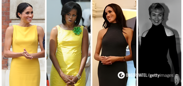 Powściągliwa elegancja: 5 stylizacji Meghan Markle inspirowanych pierwszymi damami USA. Zdjęcie