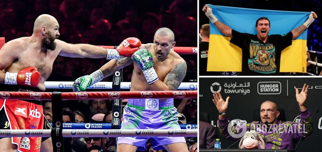"I haven't cried with joy for a long time. The pride of Ukraine!" How the stars reacted to Usyk's victory in the rematch with Fury. Photo