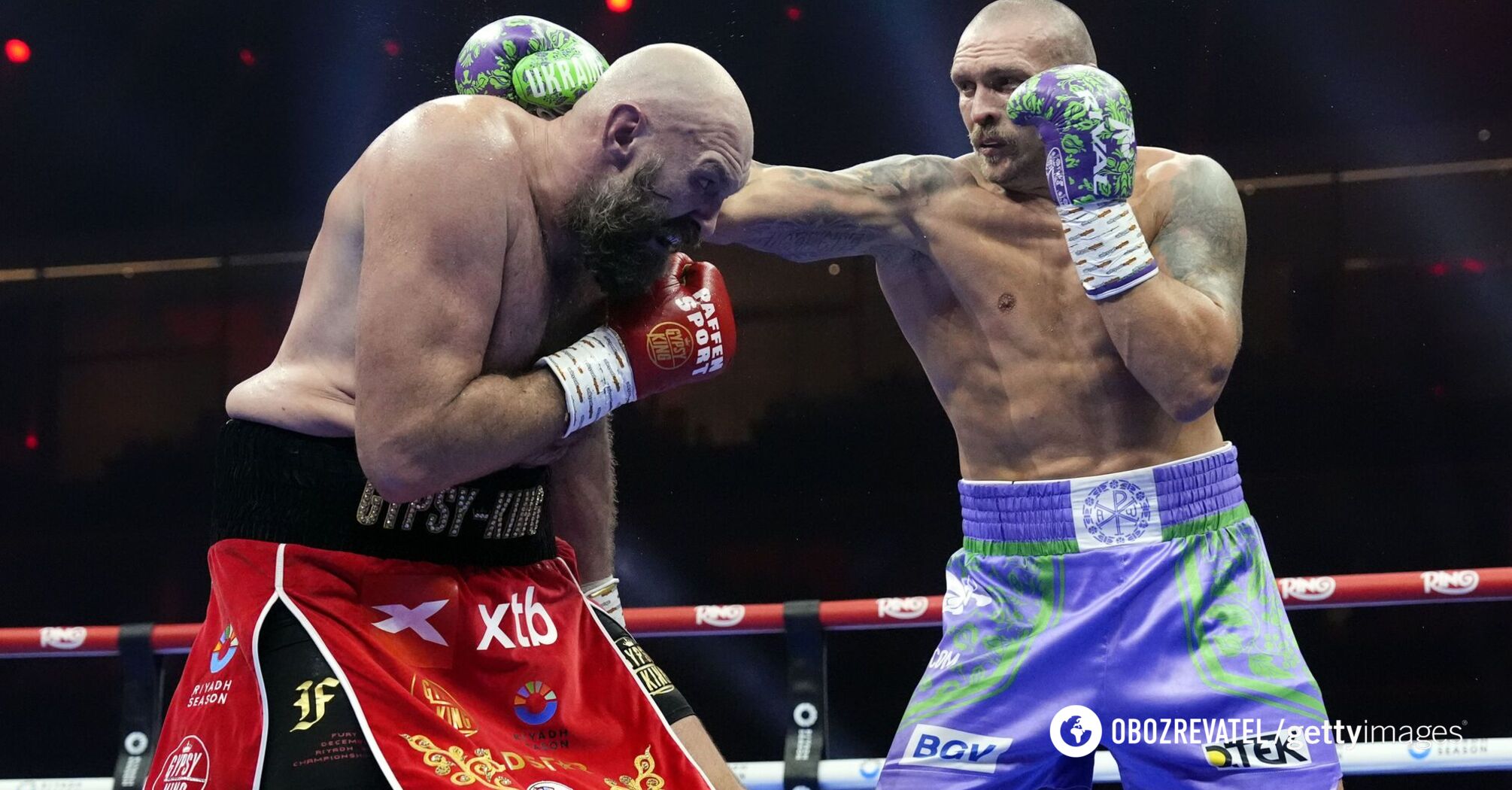 Usyk's impressive punching statistics in the rematch with Fury are published. Photo fact