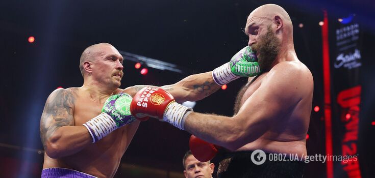 Usyk pokonuje Fury'ego w wyczekiwanym rewanżu. Wideo