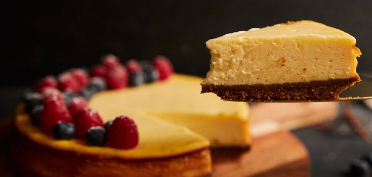 Cheesecake with Gingerbread flavor: what to make if you don't have time for cookies