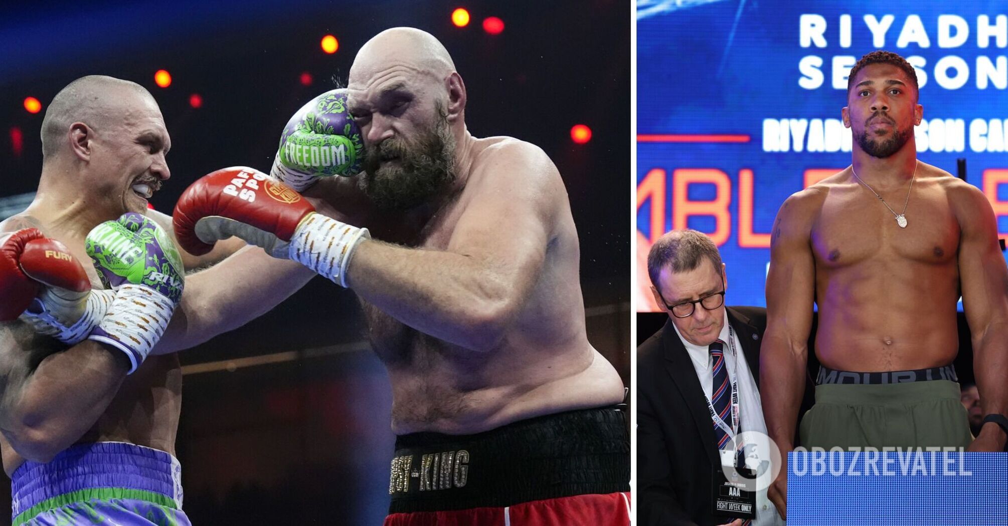 Różnicą jednego punktu: Joshua podał punktację rewanżu Usyk - Fury