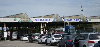 Queues on the border of Ukraine and Poland