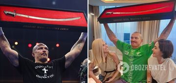 "I can imagine how the Russians are burning": Usyk's words after his act with Mazepa's saber in the rematch with Fury became known