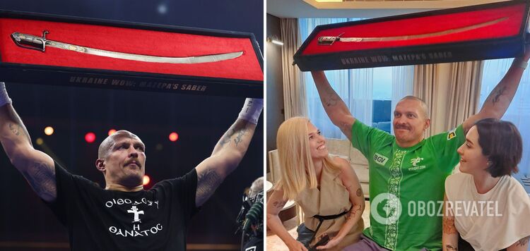 "I can imagine how the Russians are burning": Usyk's words after his act with Mazepa's saber in the rematch with Fury became known