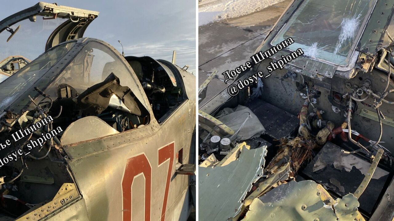 Rosyjski Su-25 zderzył się z dronem ZALA w obwodzie donieckim: konsekwencje są już znane. Zdjęcie