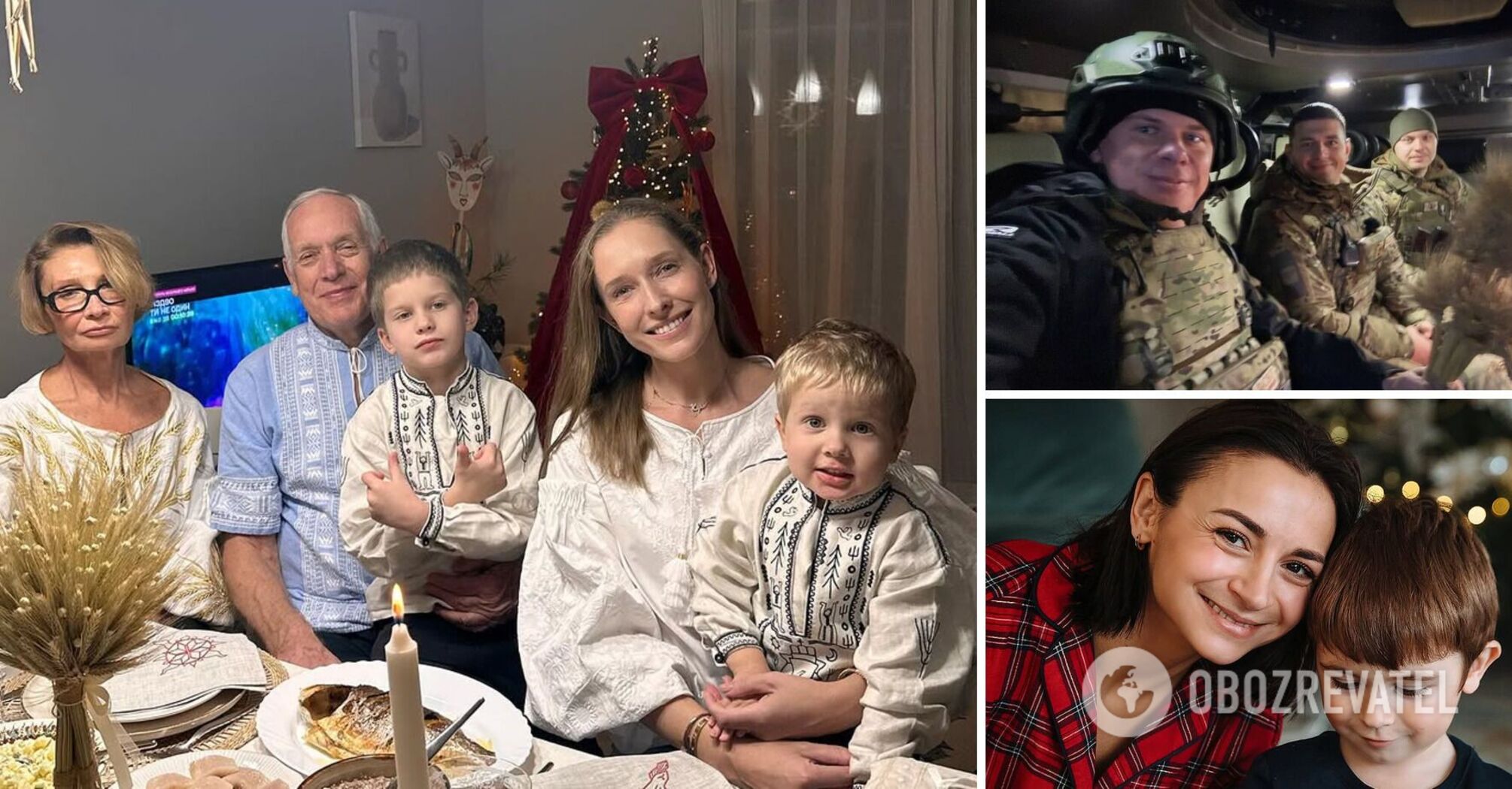 Celebrities in the family circle and on the front line wished Ukrainians a Merry Christmas and made their most important wish. Photos