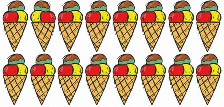 Which ice cream is the odd one? A quick mindfulness puzzle
