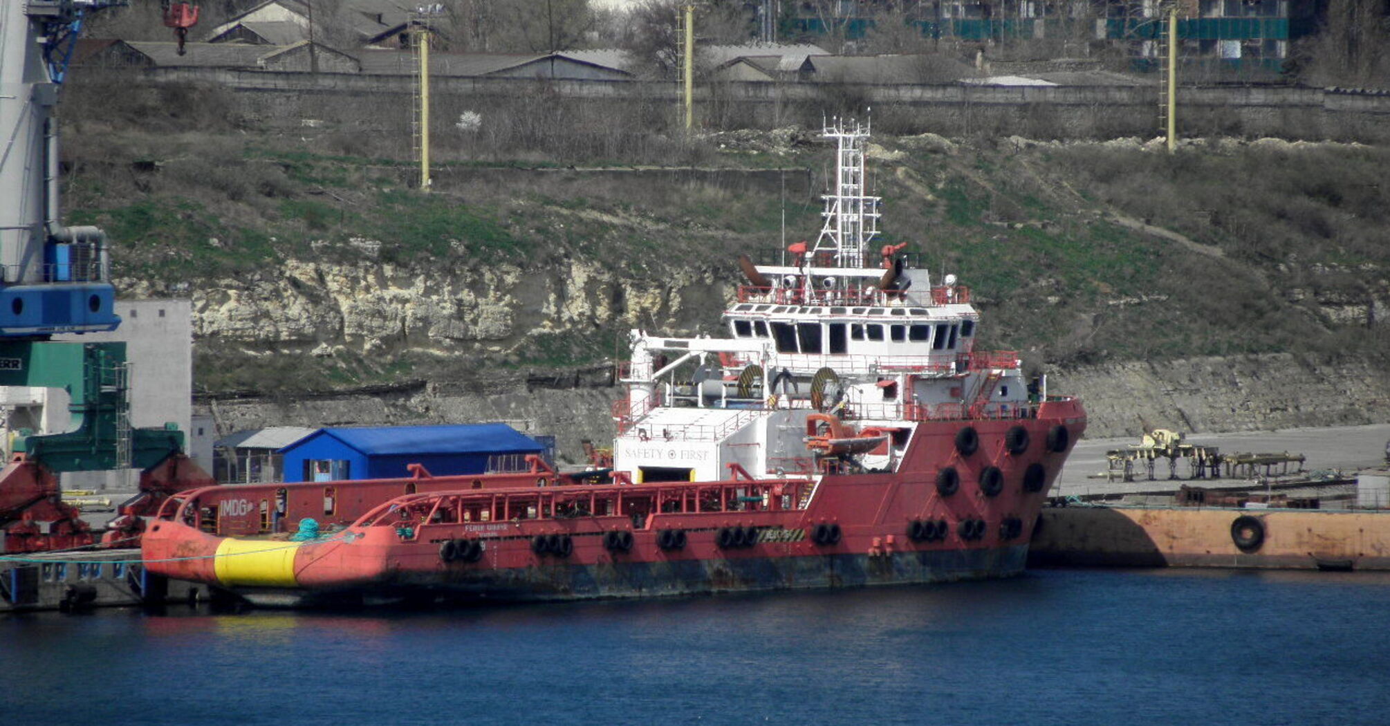 In occupied Crimea, Ukrainian drone hits Russian vessel "Fedor Uryupin": details emerge