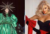 A star on the head, bows and fur: the stars showed impressive Christmas looks. Photo