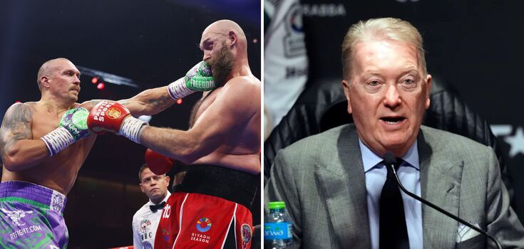 "Blind and crazy": Usyk reacts to Fury's promoter's words on rematch result