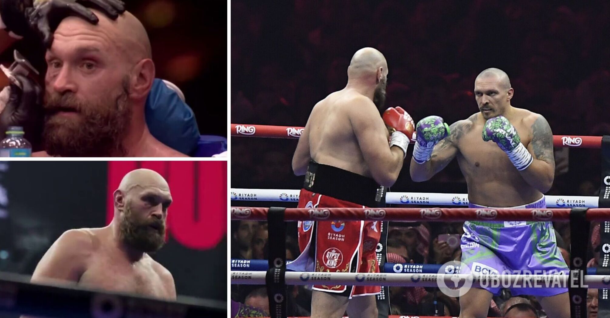 The camera caught what Tyson Fury was told during the fight with Usyk. Video