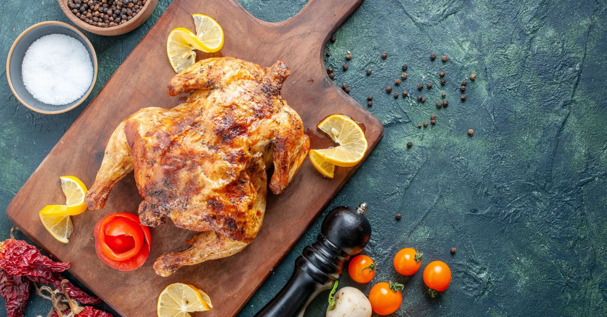 Grilled chicken in the oven: a delicious meat dish for the New Year. The recipe