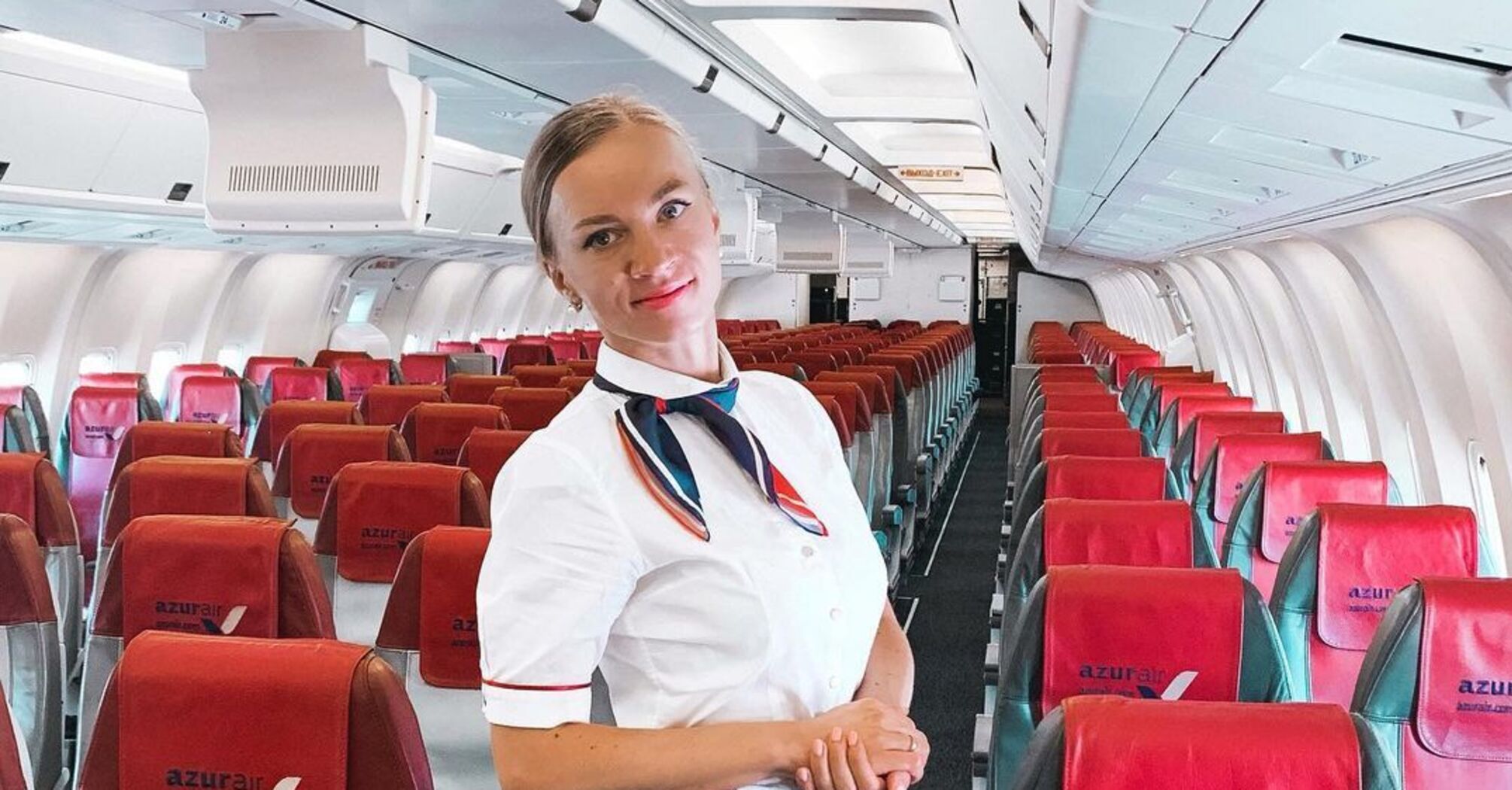 Flight attendant explains how to survive a fire on board