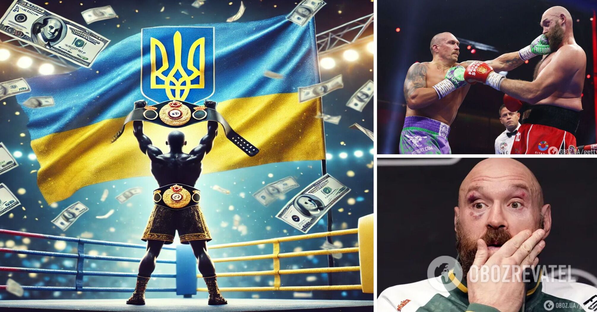 A fantastic amount of money. Usyk's earnings after the rematch with Fury revealed