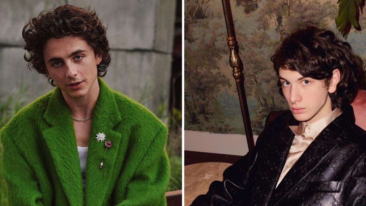 Gwiazda "Diuny" Timothée Chalamet zauważony ze swoim rosyjskim "sobowtórem", który unika rozmów o wojnie