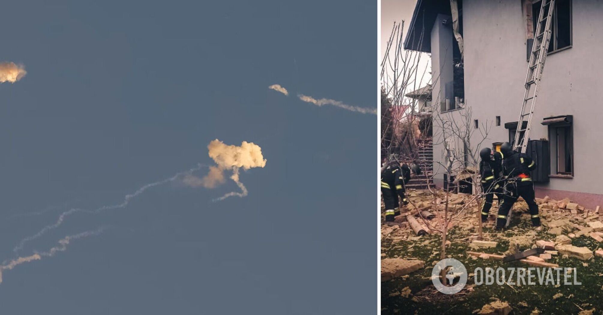 Occupants attacked Kyiv region, debris falling: details emerge. Photos and videos