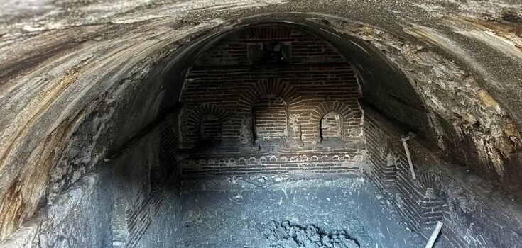 Archaeologists stumble upon a Byzantine structure while cleaning the rubble of a Turkish house destroyed by 2023 earthquake