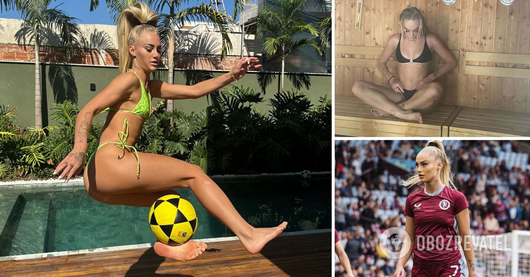 The sexiest football player on the planet has collected 300,000 likes with her unusual photo