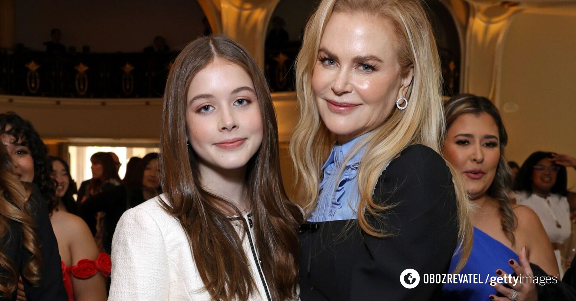 Nicole Kidman came out with her youngest daughter, born to a surrogate mother: what 13-year-old Faith looks like