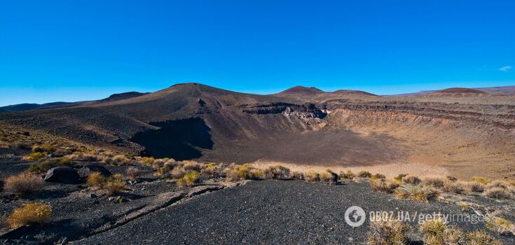 A meteorite impact crater resembling a nuclear explosion was discovered in China. Photo