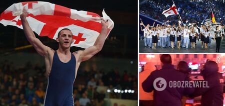 Here is how Georgian police dealt with two-time world wrestling champion Zurab Datunashvili, who joined the protests. Video