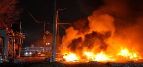 Rosja atakuje Zaporoże bombami kierowanymi: stacja benzynowa całkowicie zniszczona, dziesięciu zabitych, troje dzieci wśród 26 rannych. Zdjęcia i wideo