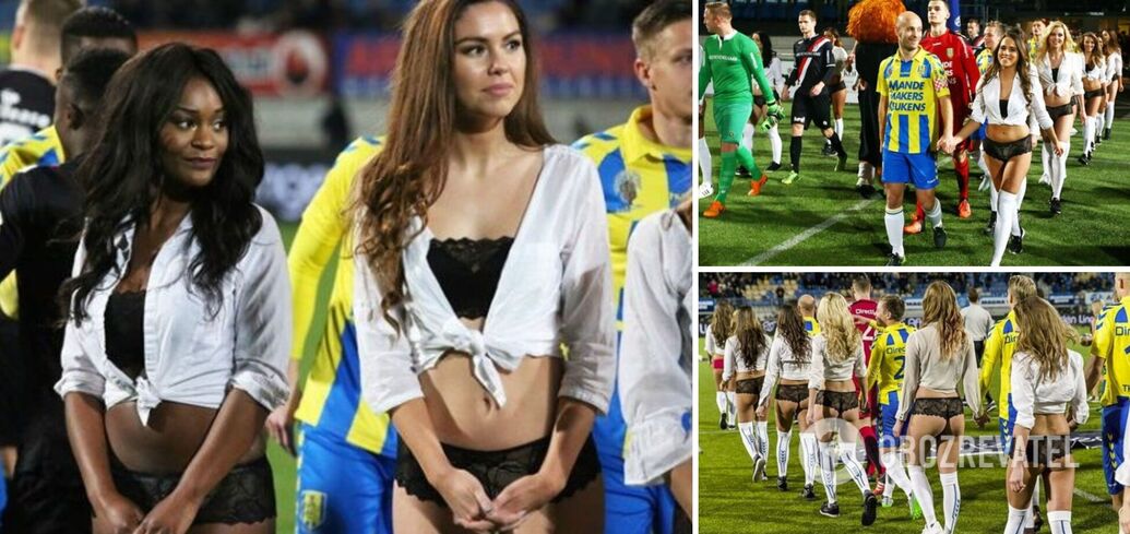 4.4 million views per day. A photo with naked models at a football game in the Netherlands has gone viral online