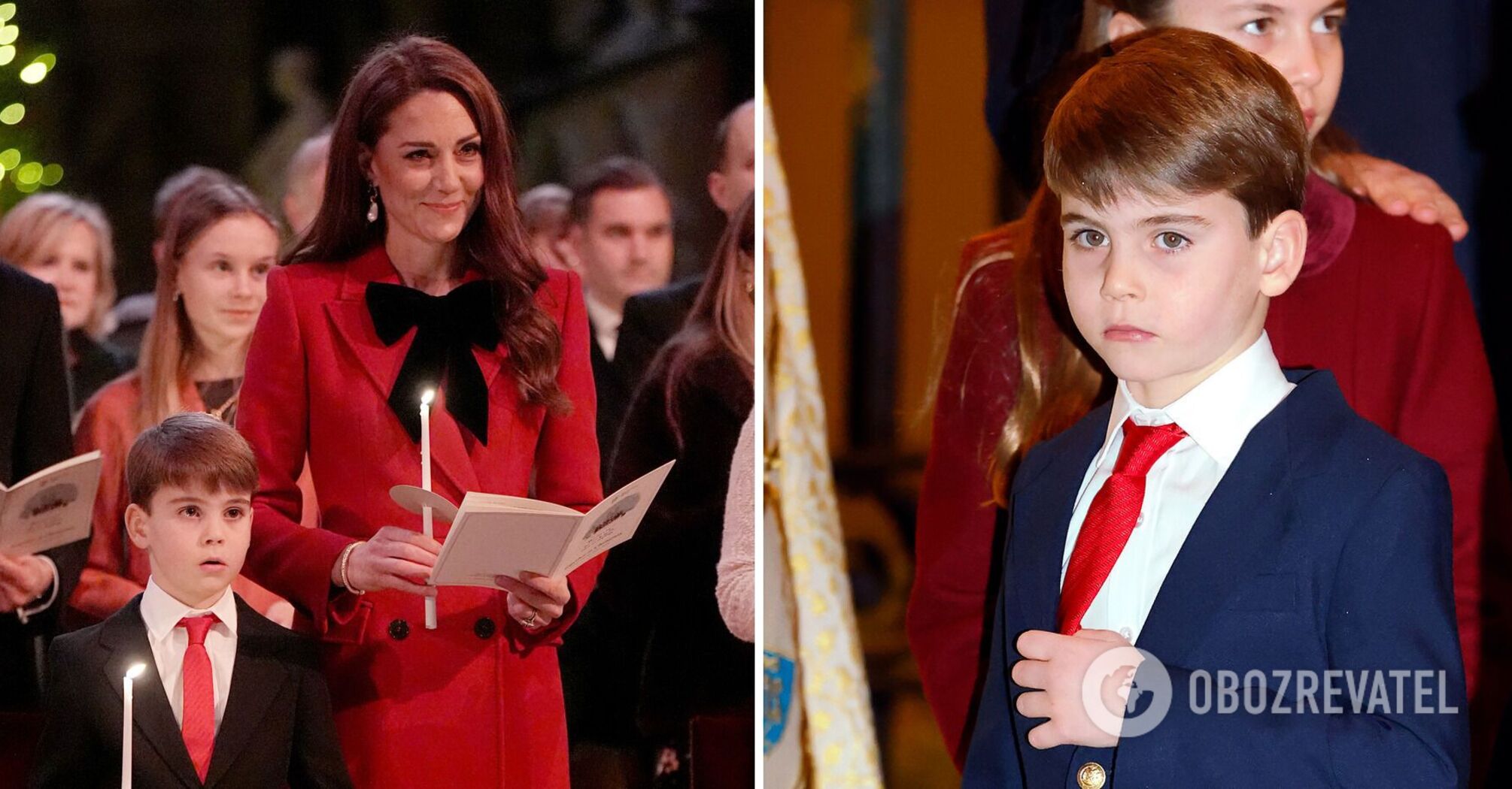 Check out what touching message Prince Louis left for Kate Middleton's parents at Christmas carol service