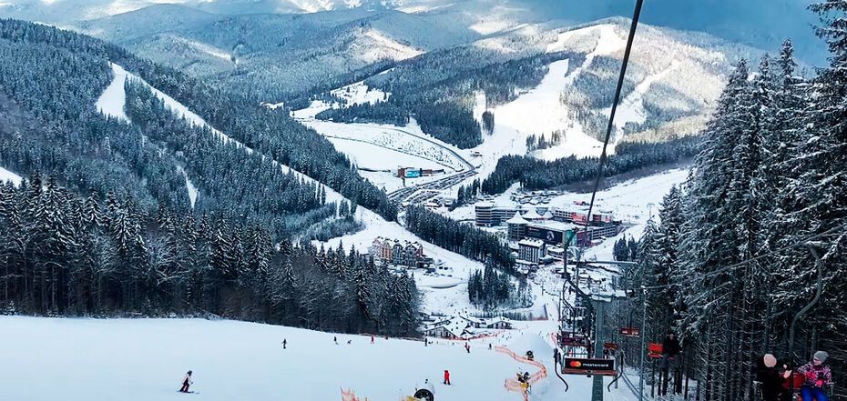 The best resorts for skiing in Ukraine