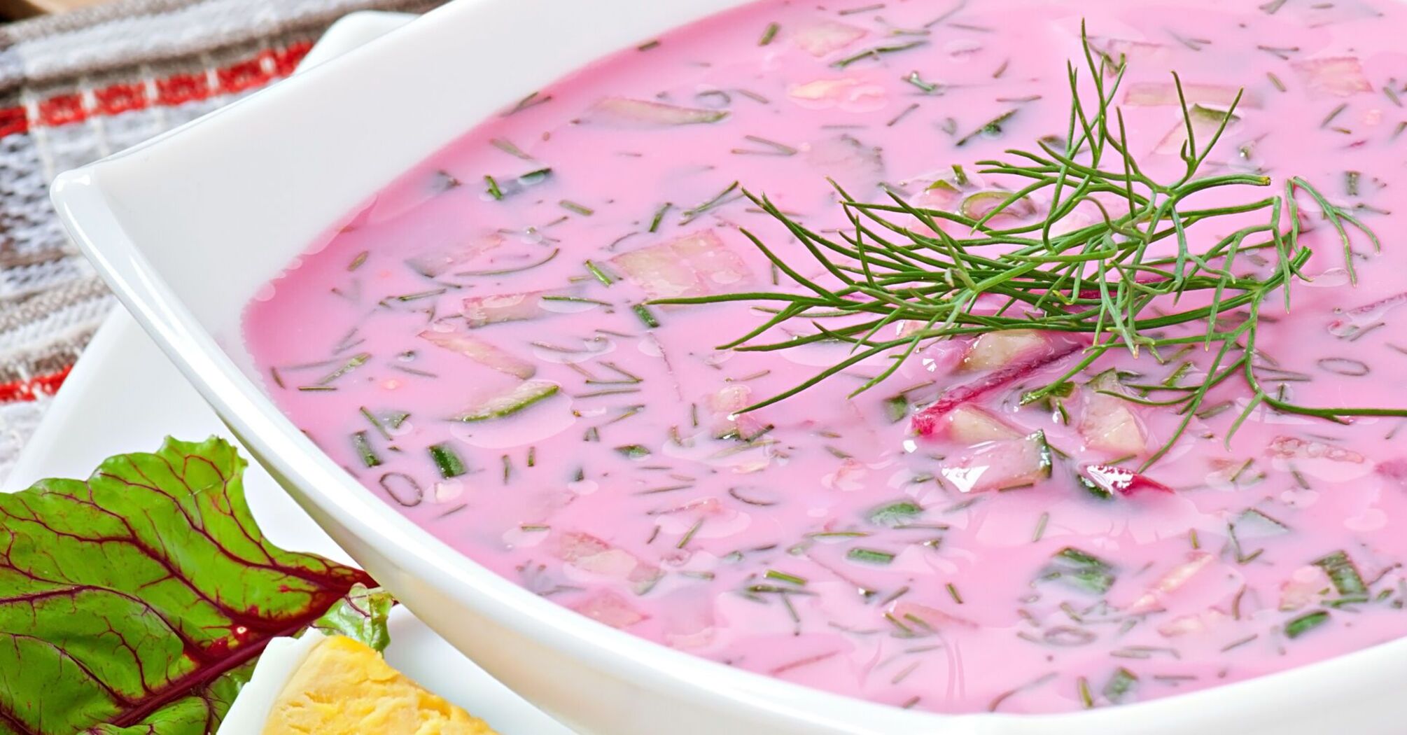 Beetroot soup or pink okroshka: an incredibly delicious cool first course