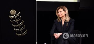 Zelenska wore an incredible piece of jewelry based on the work of the outstanding artist Narbut: what the brooch symbolizes KVITKA