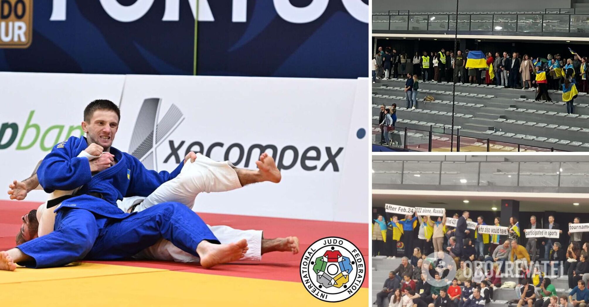 Ukrainians banned from protesting against Russian participation at judo Grand Prix