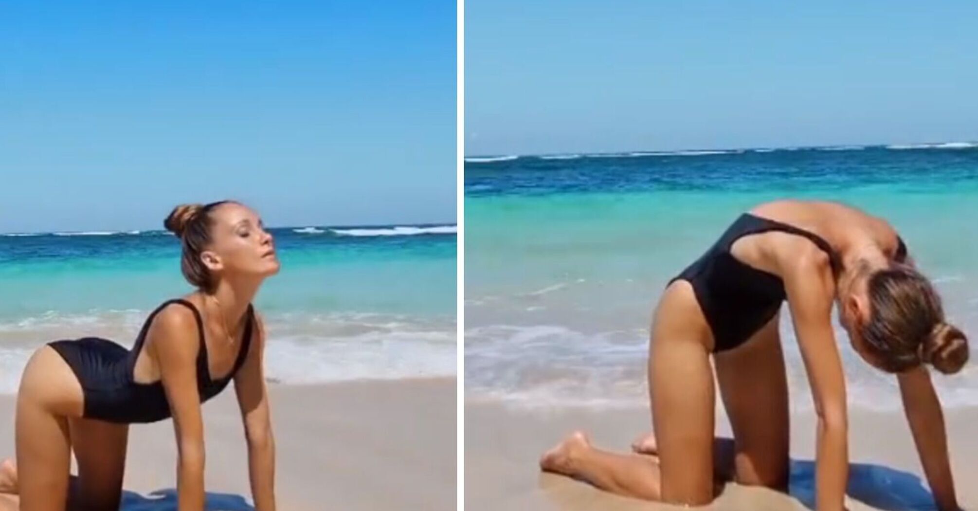 Упражнение "кошечка" уменьшает талию и укрепляет мышцы спины: вас поразит результат