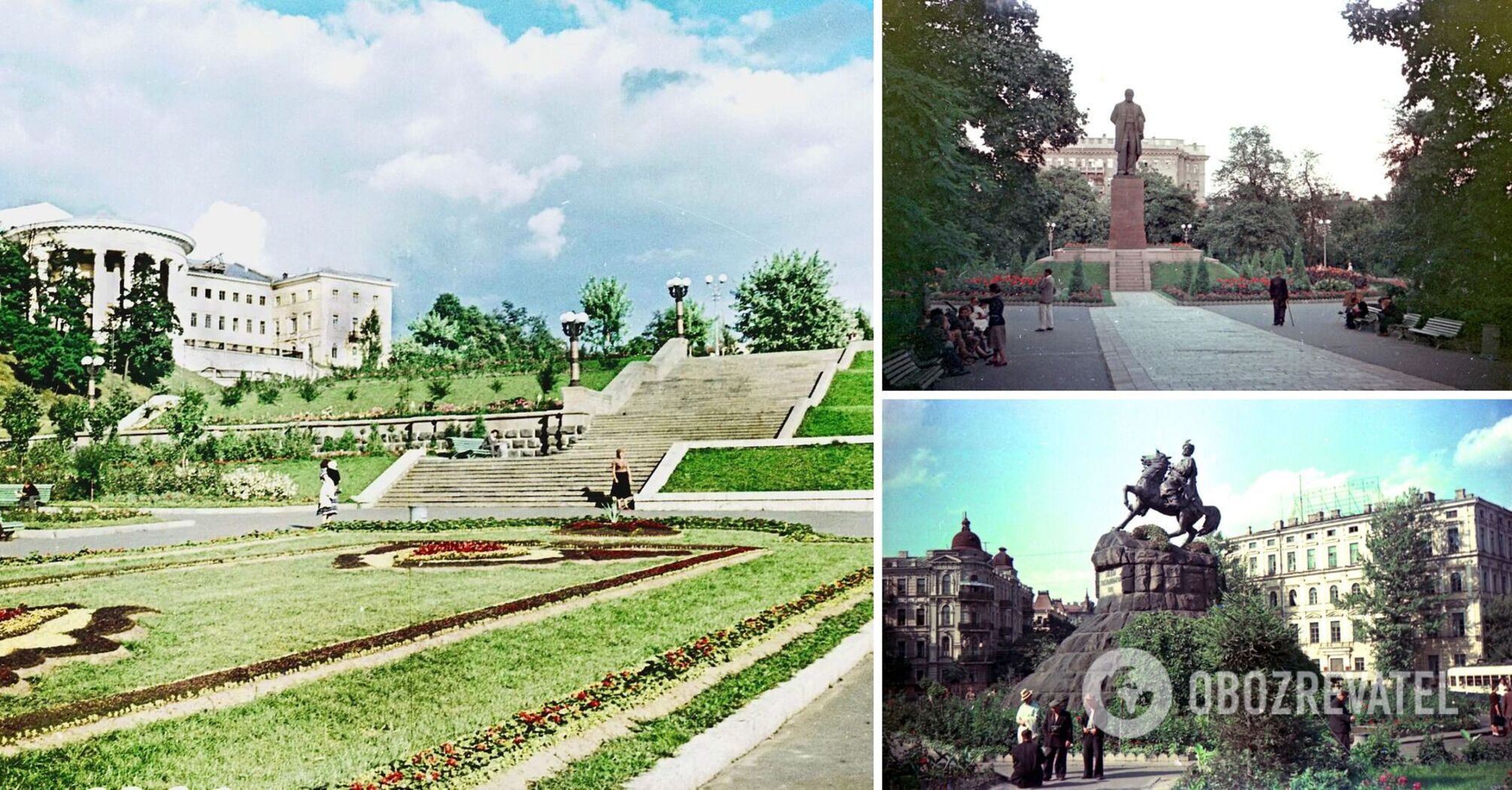 Landscaping of Kyiv in 1956