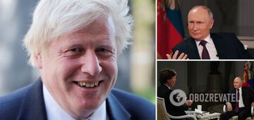 Boris Johnson o wywiadzie Putina z Carlsonem: To było jak scenariusz Hitlera