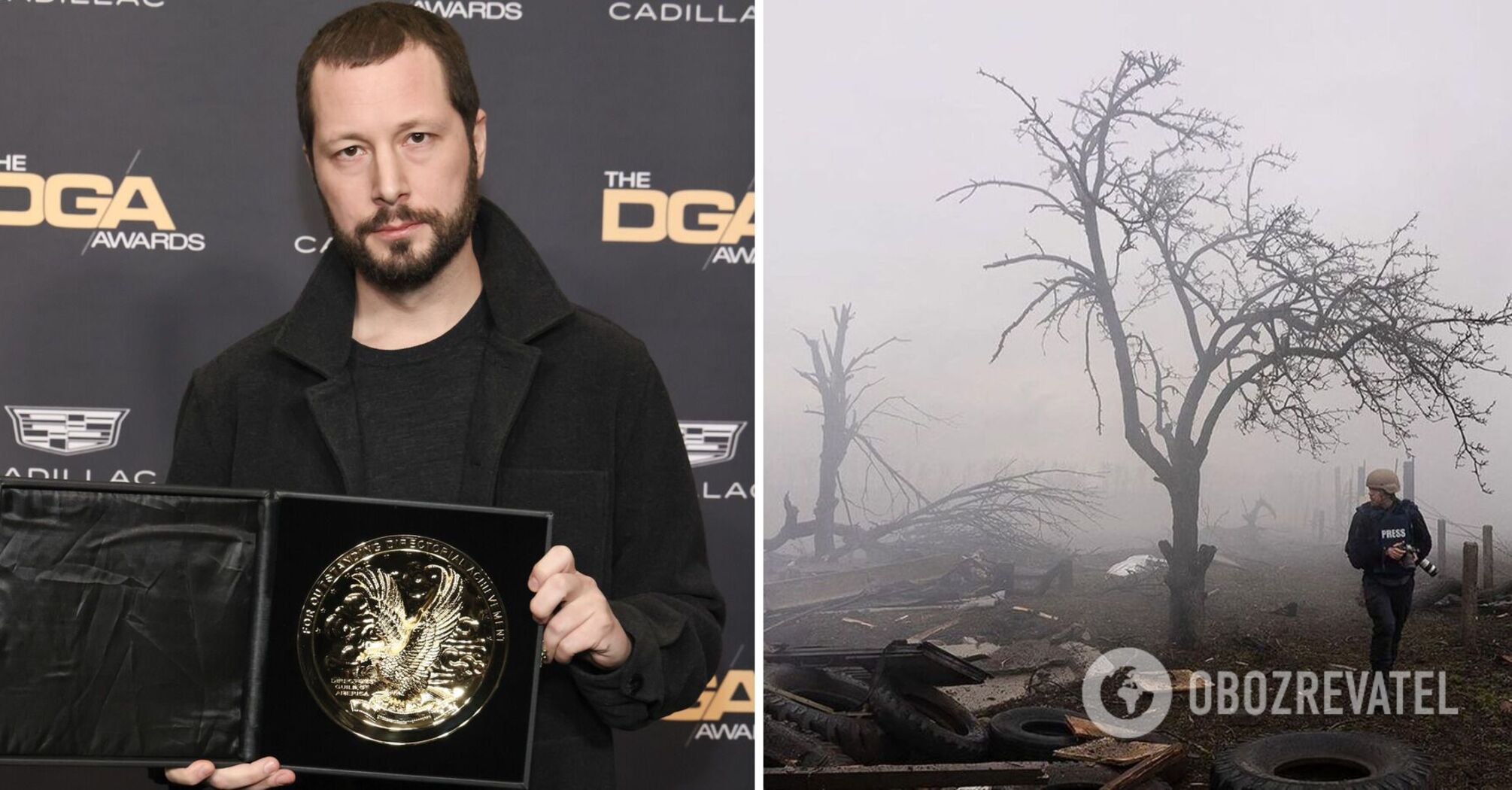 Director of 20 Days in Mariupol Mstislav Chernov received the Director's Guild Award, which is called a rehearsal for the Oscars