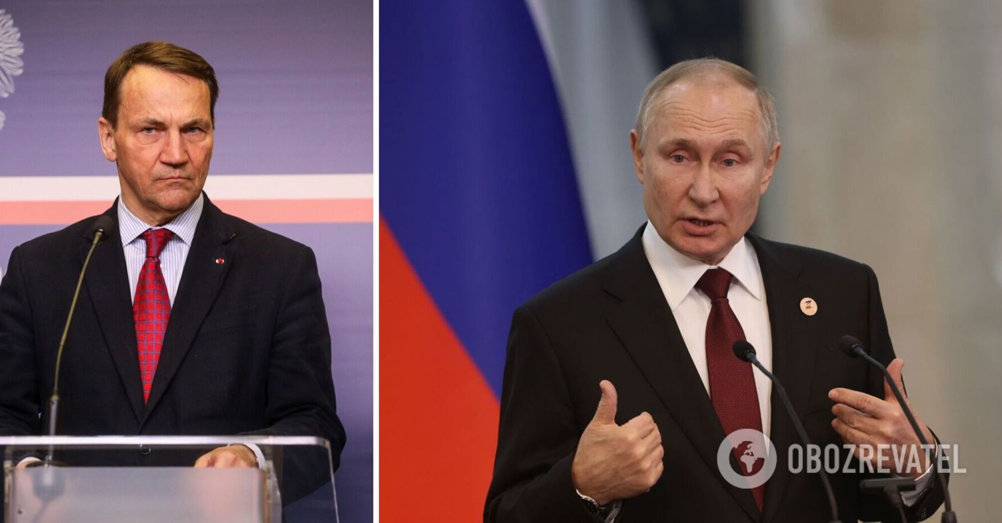 Putin can level Ukraine to the ground, he cannot win, - Polish Foreign Minister Sikorski