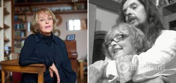 Ada Rogovtseva touched with a photo of her son who died of cancer at 49