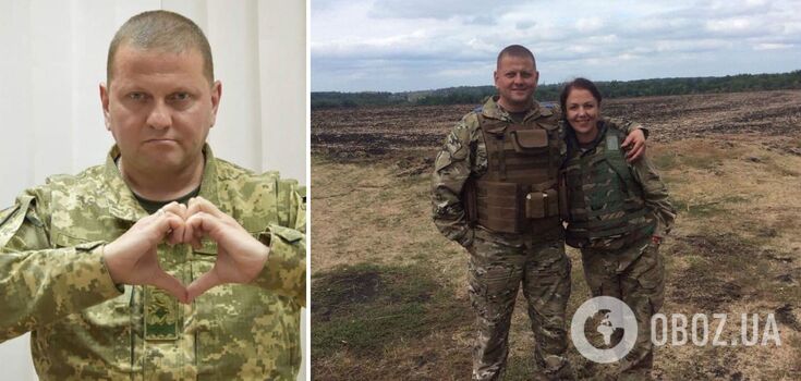 Love that can't be bought. Valeriy Zaluzhnyi and his wife in camouflage and body armor impressed the network